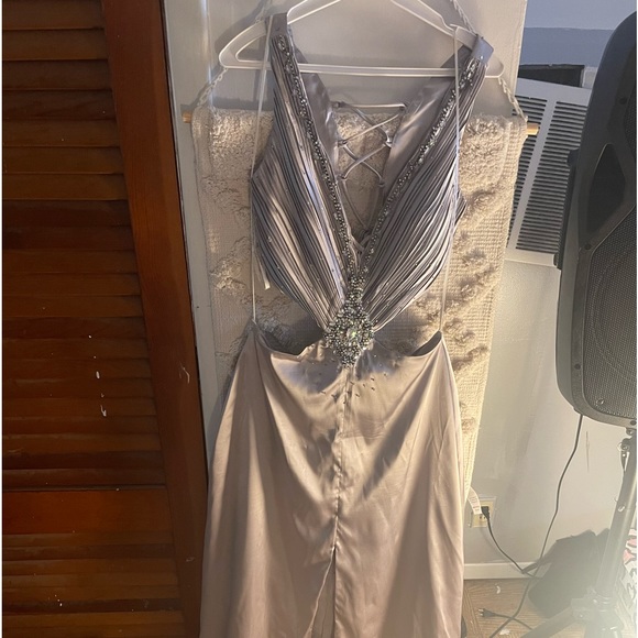 juliet fashion milex Dresses & Skirts - Prom silver gown size Large